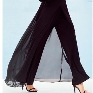 Joseph Ribkoff Chiffon Overlay Detail Trousers